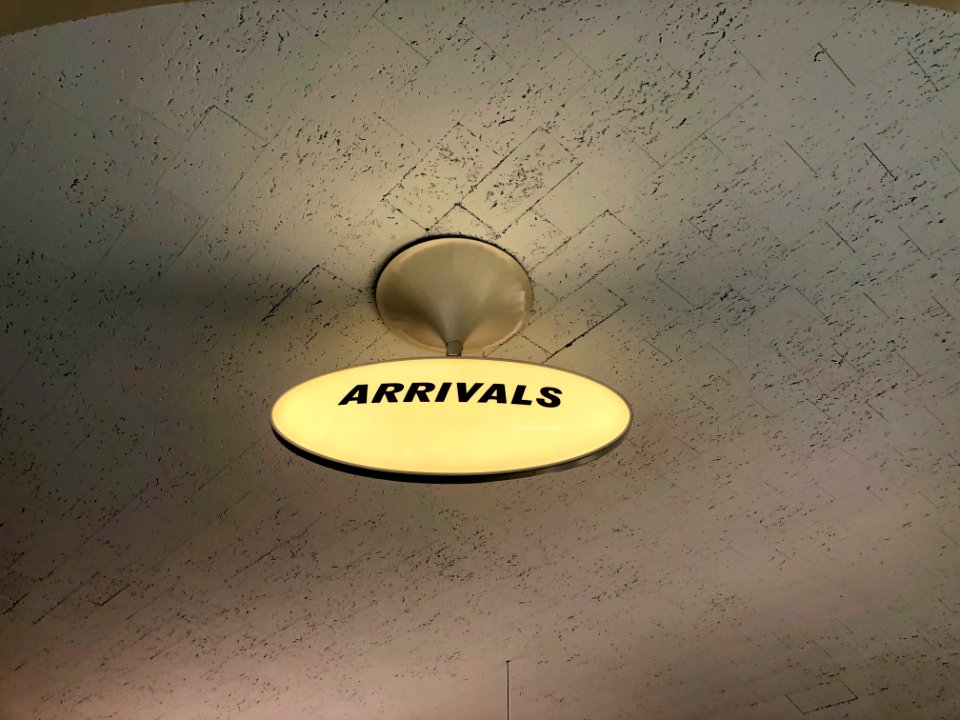 Arrivals Sign, TWA Flight Center, John F. Kennedy Internat… 