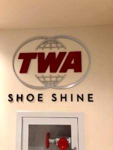 TWA Shoe Shine Sign, TWA Flight Center, John F. Kennedy In… 