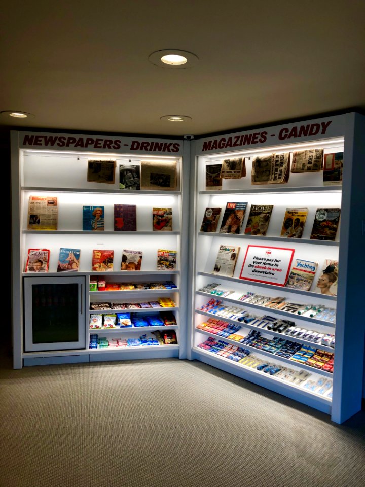 Newspaper Stand, TWA Flight Center, John F. Kennedy Intern… 