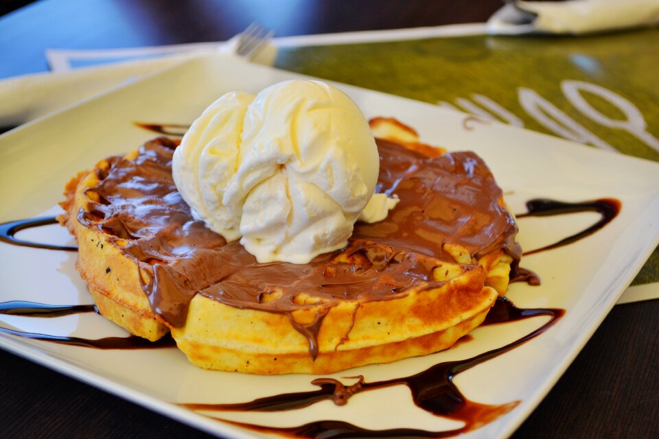 Chocolate nutella ice cream