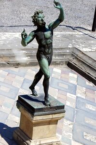 Dance statue antique bronze