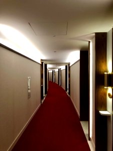 Hallway, Saarinen Wing, TWA Hotel, John F. Kennedy Interna… 