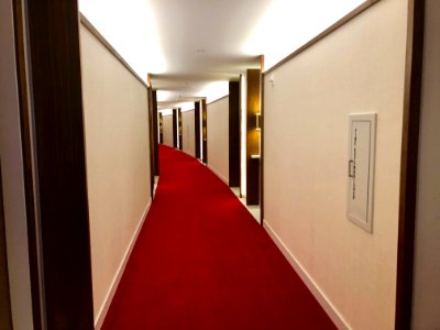 Hallway, Saarinen Wing, TWA Hotel, John F. Kennedy Interna… 