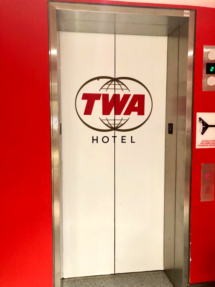 TWA Hotel Access Elevator, Terminal 5, John F. Kennedy Int… 
