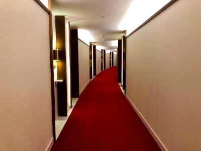 Hallway, Saarinen Wing, TWA Hotel, John F. Kennedy Interna… 