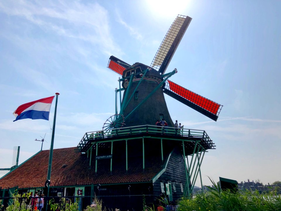 Verfmolen De Kat, Zaanse Schans, Zaandam, Noord-Holland, N… 