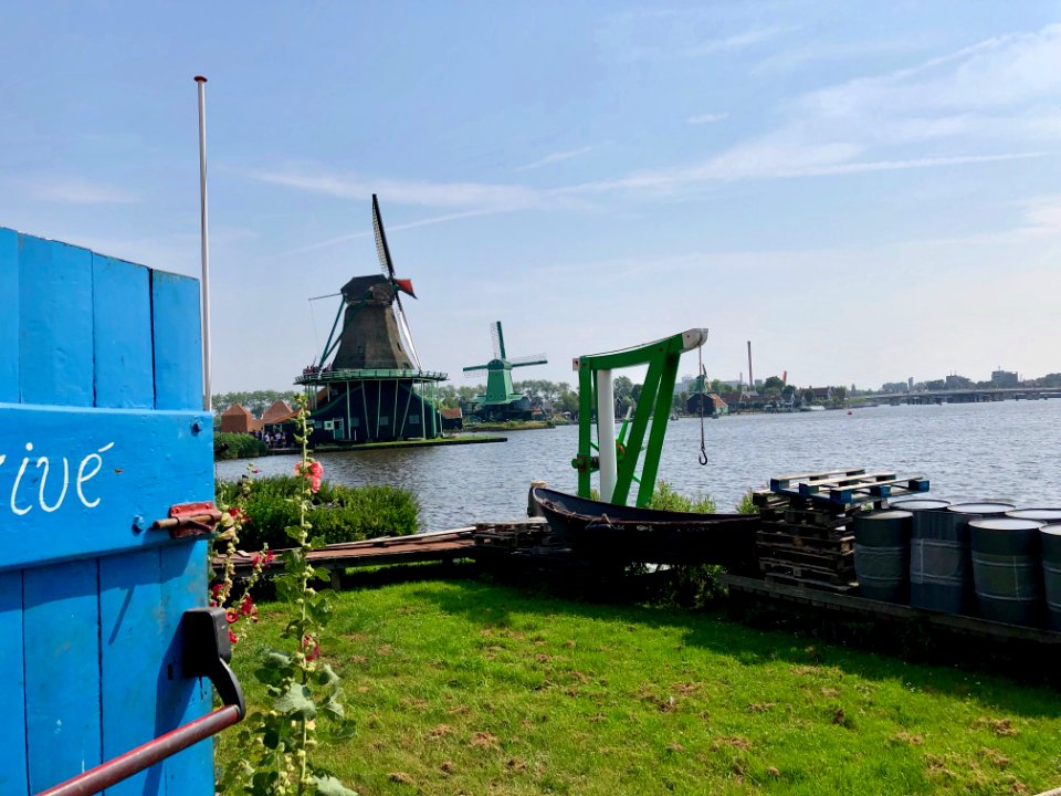 Verfmolen De Kat, Zaanse Schans, Zaandam, Noord-Holland, N… 