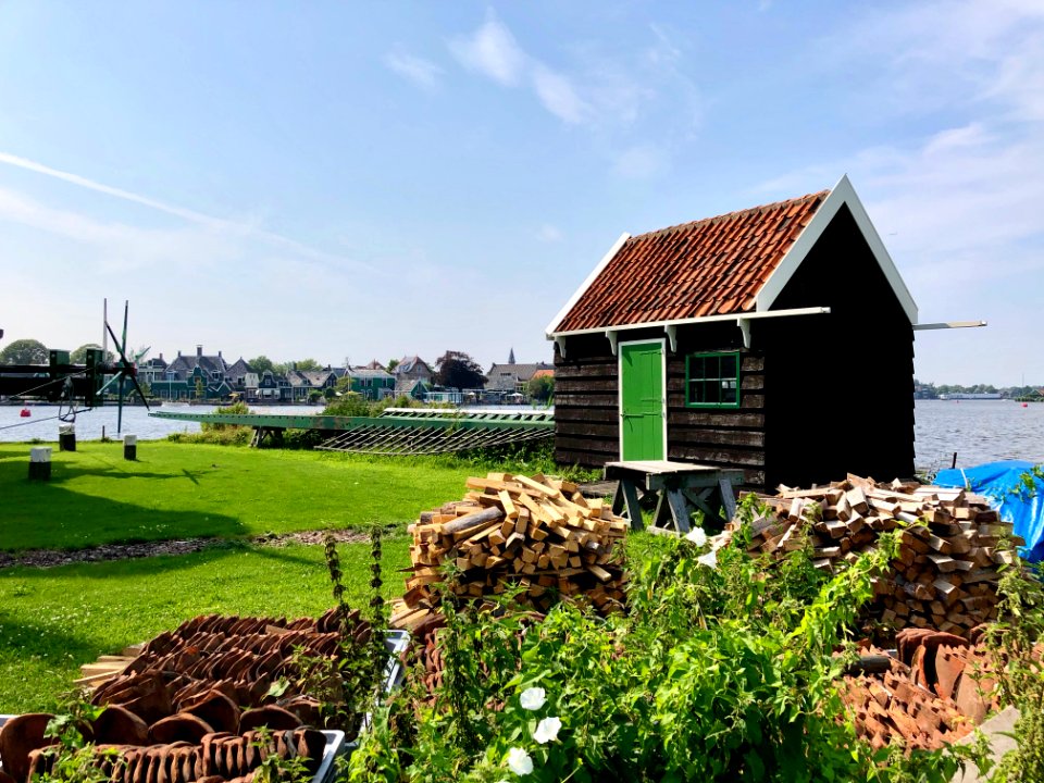 De Gekroonde Poelenburg, Zaanse Schans, Zaandam, Noord-Hol… 