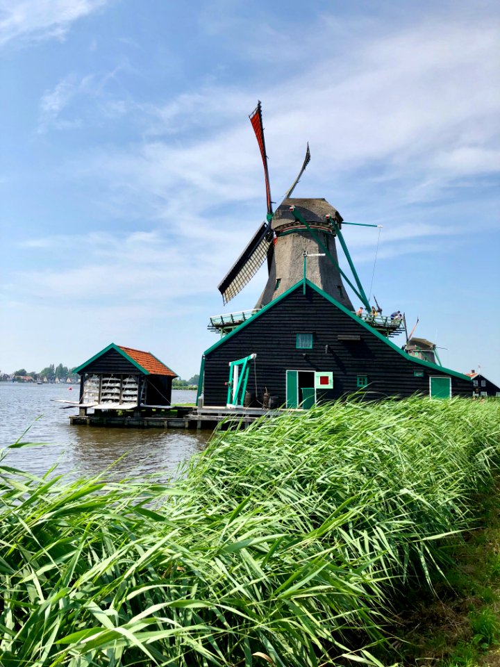Verfmolen De Kat, Zaanse Schans, Zaandam, Noord-Holland, N… 