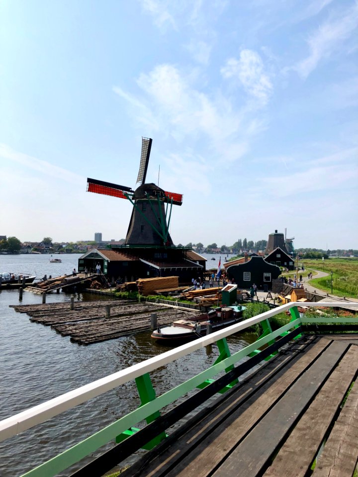 Houtzaagmolen het Jonge Schaap, Zaanse Schans, Zaandam, No… 