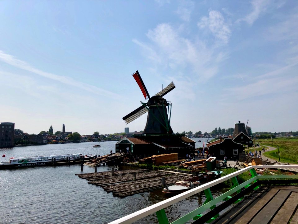 Houtzaagmolen het Jonge Schaap, Zaanse Schans, Zaandam, No… 