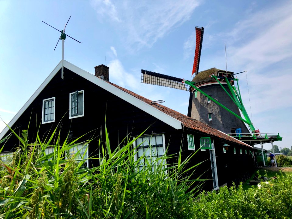 Oliemolen de Zoeker, Zaanse Schans, Zaandam, Noord-Holland… 