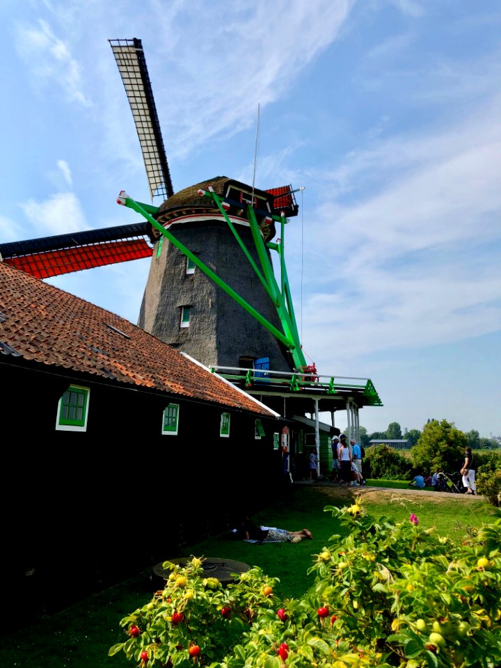 Oliemolen de Zoeker, Zaanse Schans, Zaandam, Noord-Holland… 