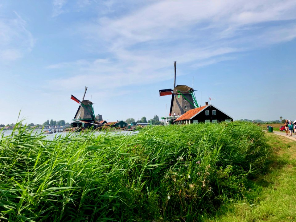 Windmolen, Zaanse Schans, Zaandam, Noord-Holland, Nederlan… 