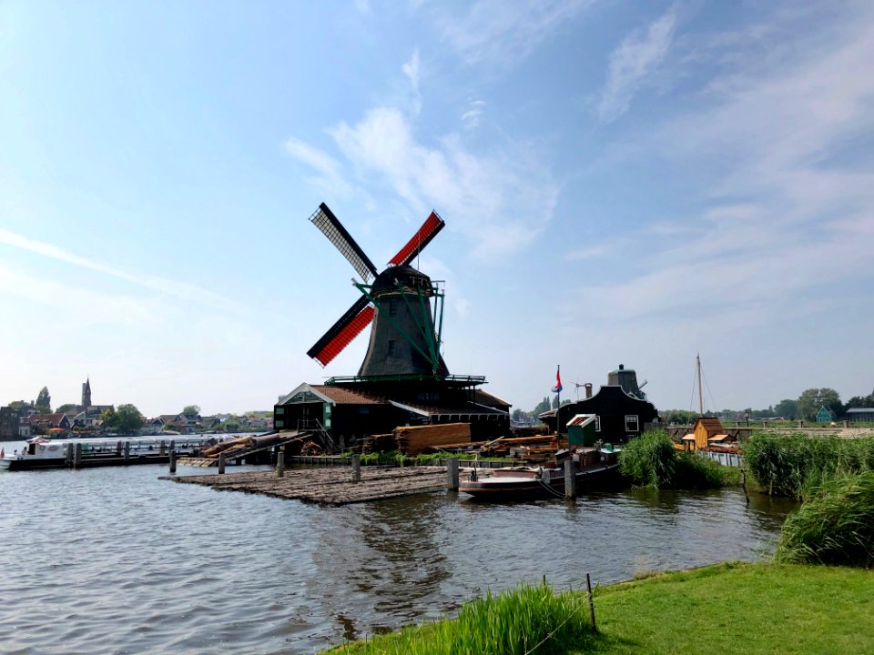 Houtzaagmolen het Jonge Schaap, Zaanse Schans, Zaandam, No… 