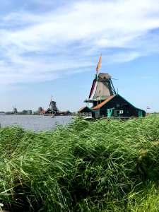 Windmolen, Zaanse Schans, Zaandam, Noord-Holland, Nederlan… 