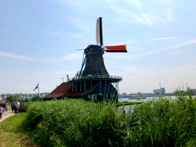 Verfmolen De Kat, Zaanse Schans, Zaandam, Noord-Holland, N… 