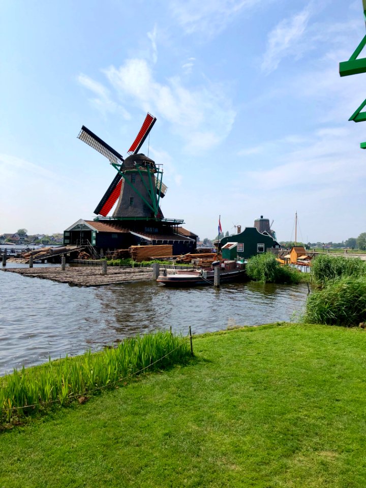 Houtzaagmolen het Jonge Schaap, Zaanse Schans, Zaandam, No… 