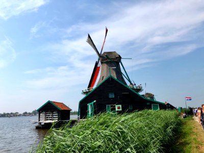 Verfmolen De Kat, Zaanse Schans, Zaandam, Noord-Holland, N… 