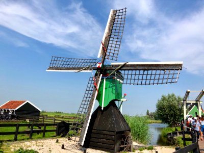 Windmoelen, Zaanse Schans, Zaandam, Noord-Holland, Nederla… 