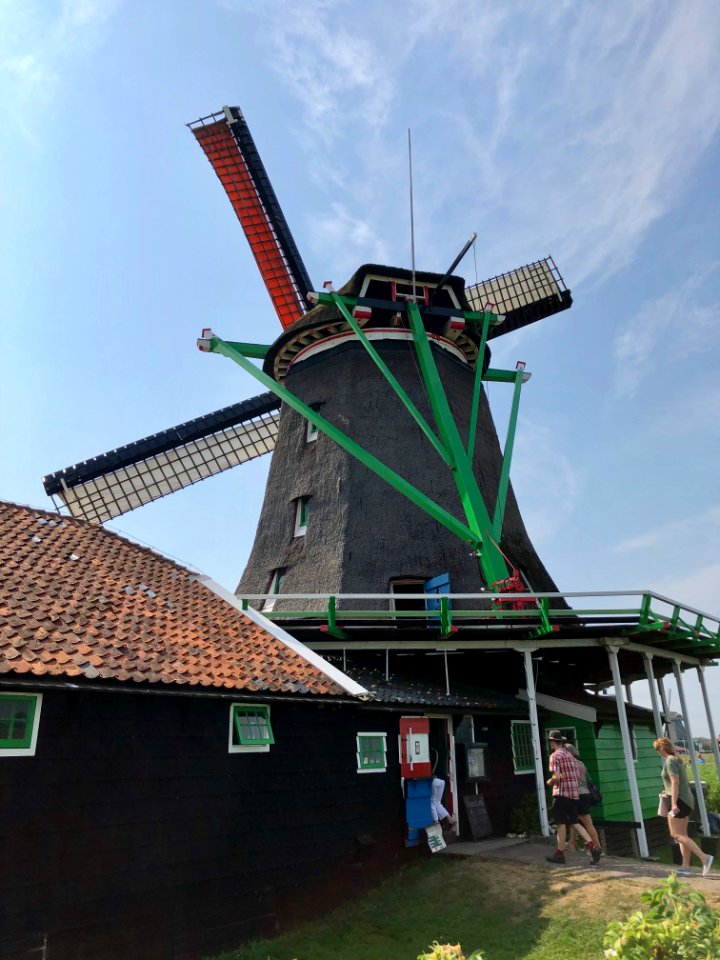 Oliemolen de Zoeker, Zaanse Schans, Zaandam, Noord-Holland… 