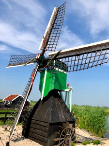 Windmoelen, Zaanse Schans, Zaandam, Noord-Holland, Nederla… 