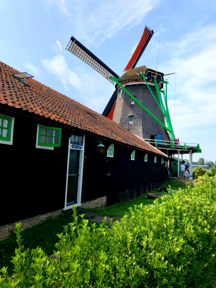 Oliemolen de Zoeker, Zaanse Schans, Zaandam, Noord-Holland… 