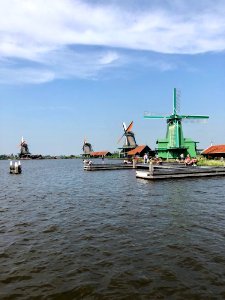 Windmolen, Zaanse Schans, Zaandam, Noord-Holland, Nederlan… 