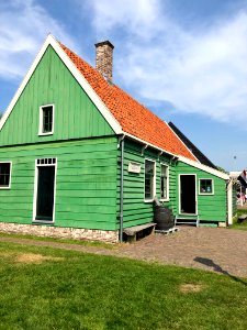 Wevershuis, Zaanse Schans, Zaandam, Noord-Holland, Nederla… 