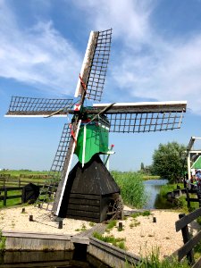 Windmoelen, Zaanse Schans, Zaandam, Noord-Holland, Nederla… 