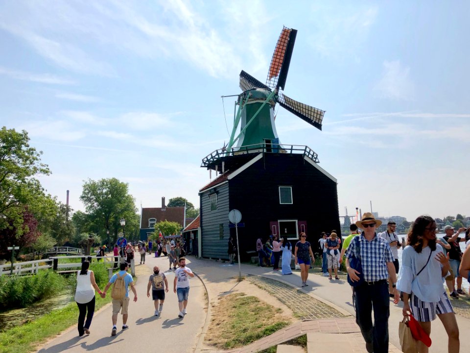 Specerijmolen De Huisman, Zaanse Schans, Zaandam, Noord-Ho… 