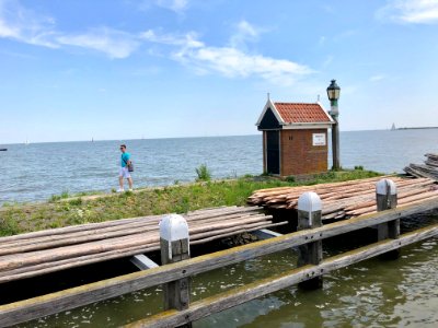 Haven van Volendam, Volendam, Noord-Holland, Nederland 