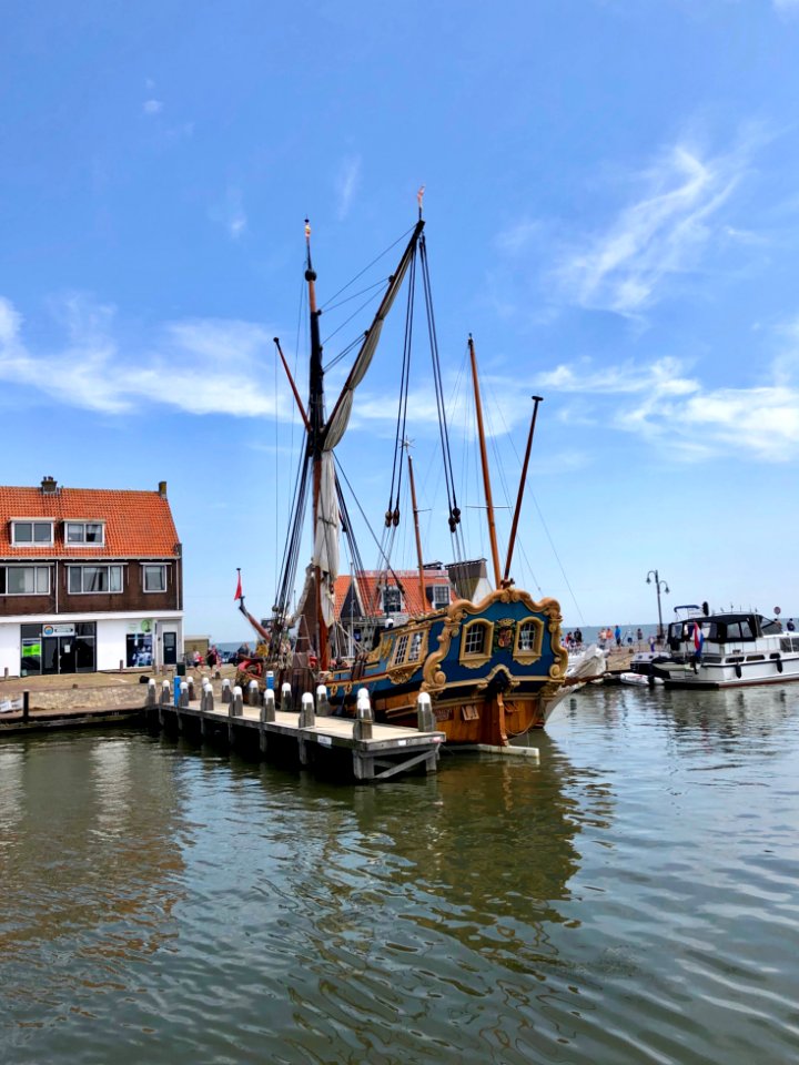 Haven van Volendam, Volendam, Noord-Holland, Nederland 