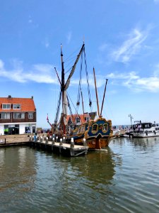 Haven van Volendam, Volendam, Noord-Holland, Nederland 