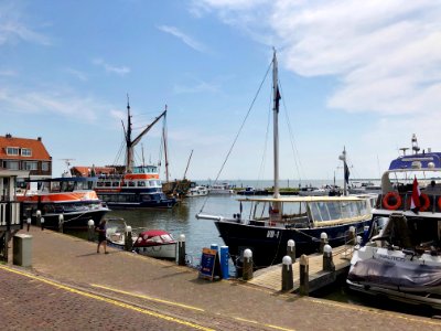 Haven van Volendam, Volendam, Noord-Holland, Nederland 