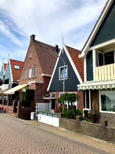 Noordeinde, Volendam, Noord-Holland, Nederland 