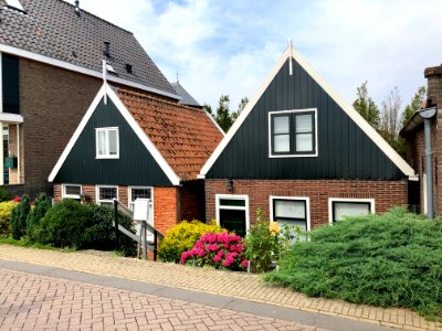 Noordeinde, Volendam, Noord-Holland, Nederland 