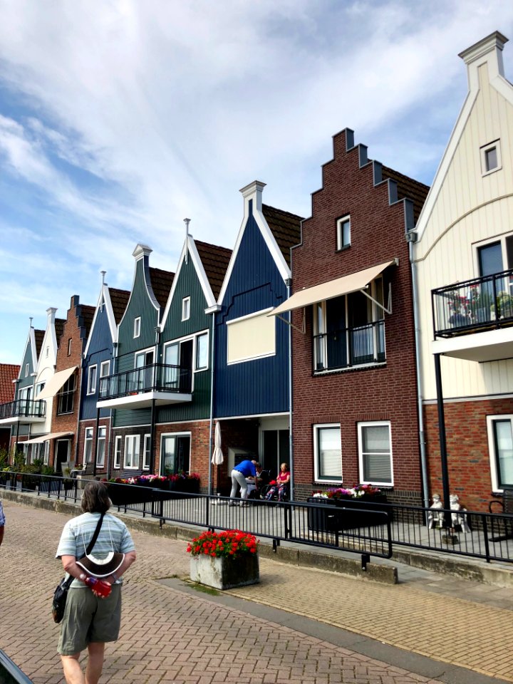 Noordeinde, Volendam, Noord-Holland, Nederland 
