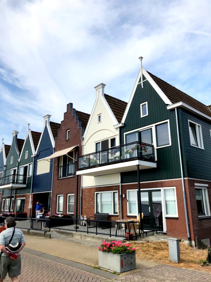 Noordeinde, Volendam, Noord-Holland, Nederland 