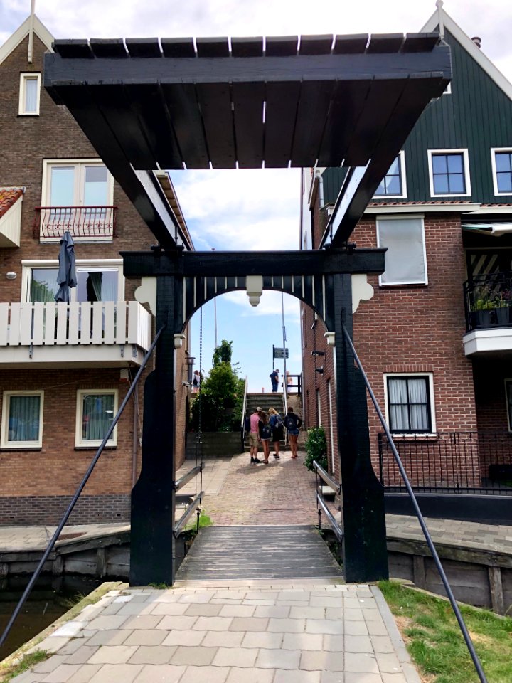 Noordeinde, Volendam, Noord-Holland, Nederland 