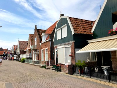 Noordeinde, Volendam, Noord-Holland, Nederland 