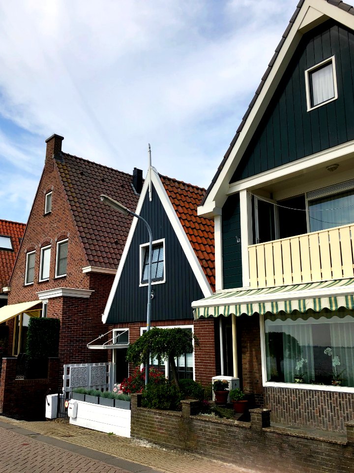 Noordeinde, Volendam, Noord-Holland, Nederland 