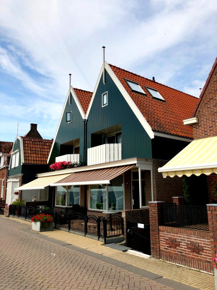 Noordeinde, Volendam, Noord-Holland, Nederland 