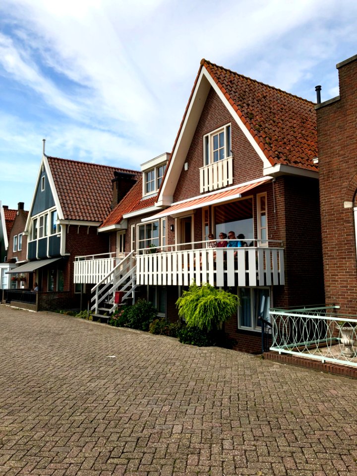 Noordeinde, Volendam, Noord-Holland, Nederland 