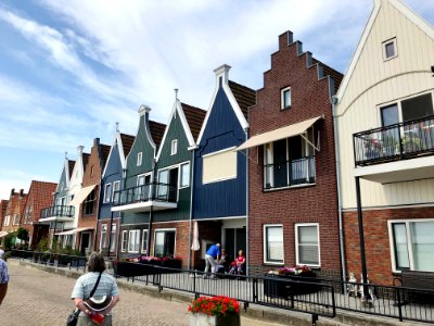 Noordeinde, Volendam, Noord-Holland, Nederland 