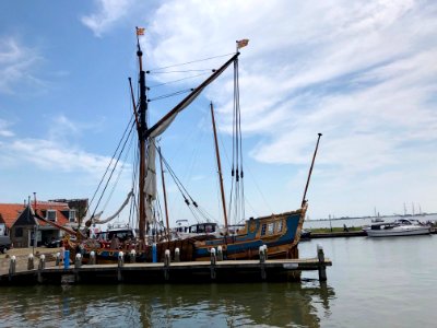 Haven van Volendam, Volendam, Noord-Holland, Nederland 