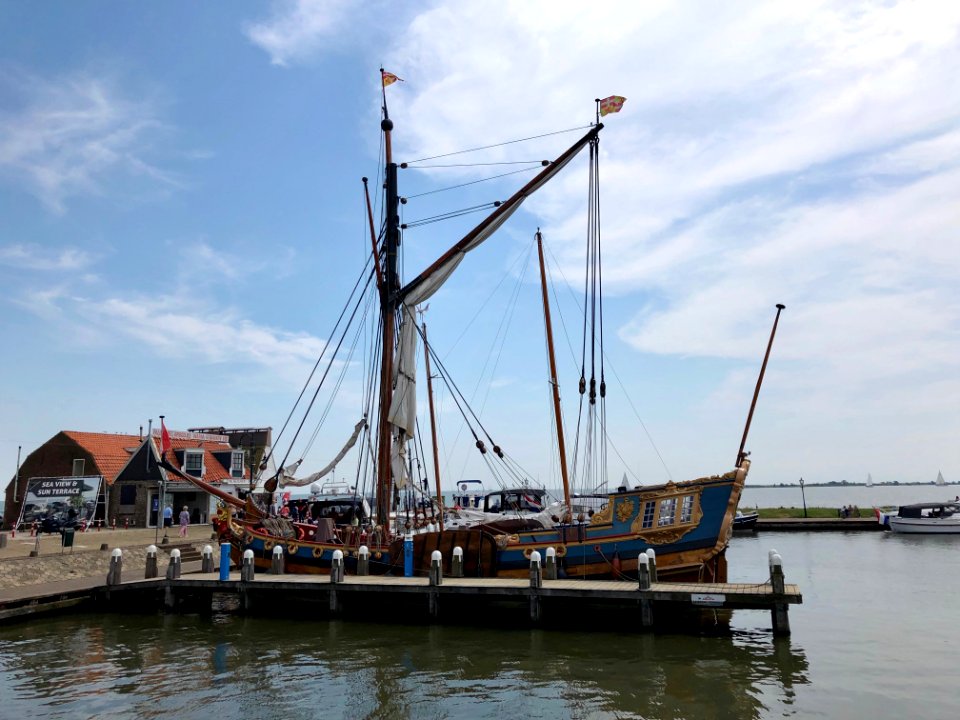 Haven van Volendam, Volendam, Noord-Holland, Nederland 