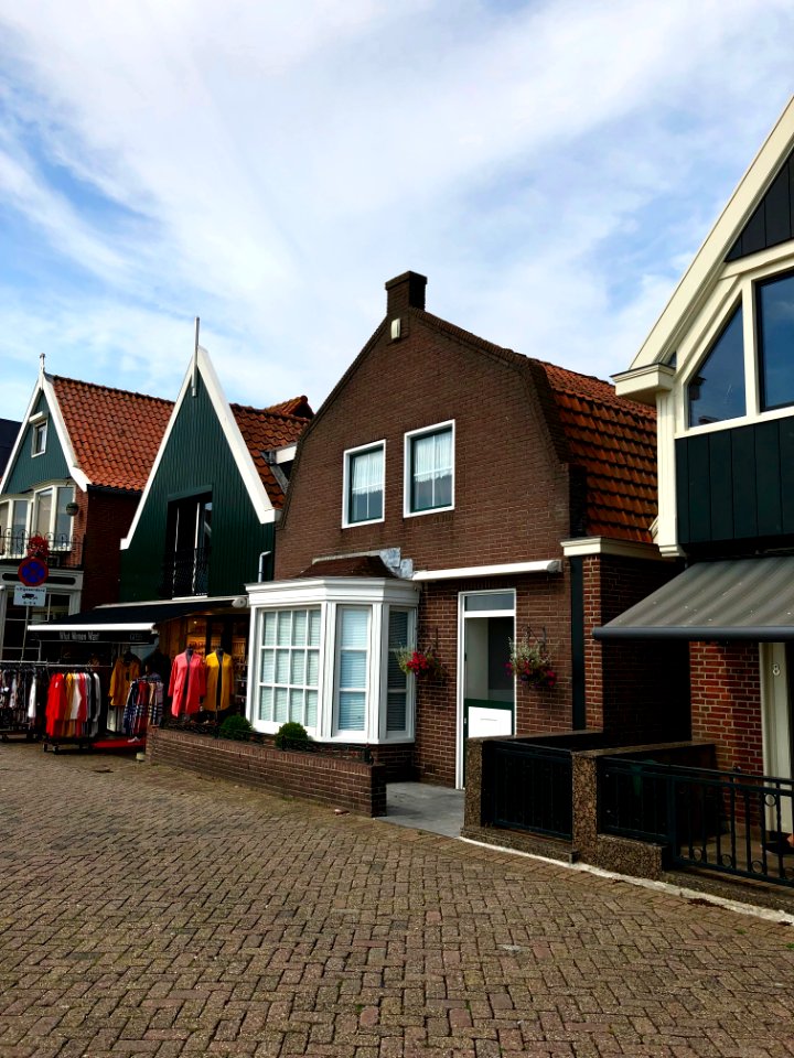 Noordeinde, Volendam, Noord-Holland, Nederland 