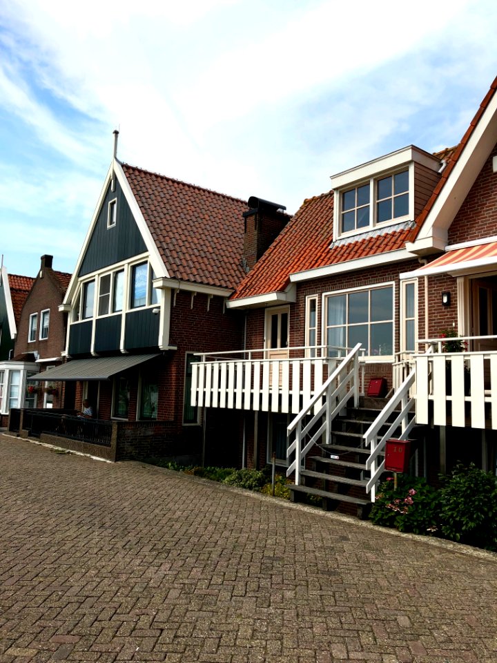 Noordeinde, Volendam, Noord-Holland, Nederland 