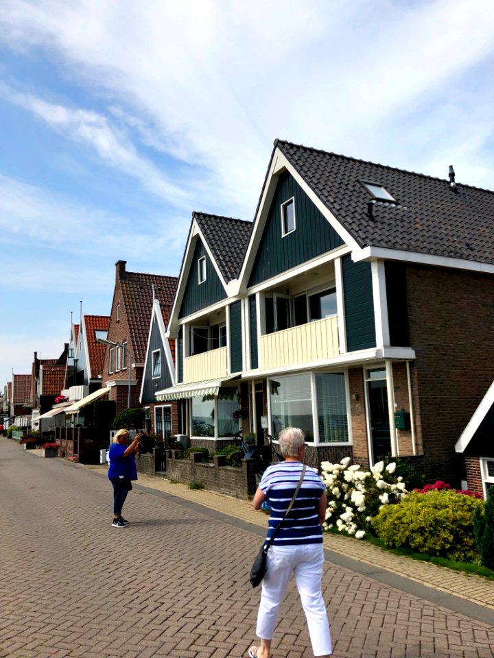 Noordeinde, Volendam, Noord-Holland, Nederland 